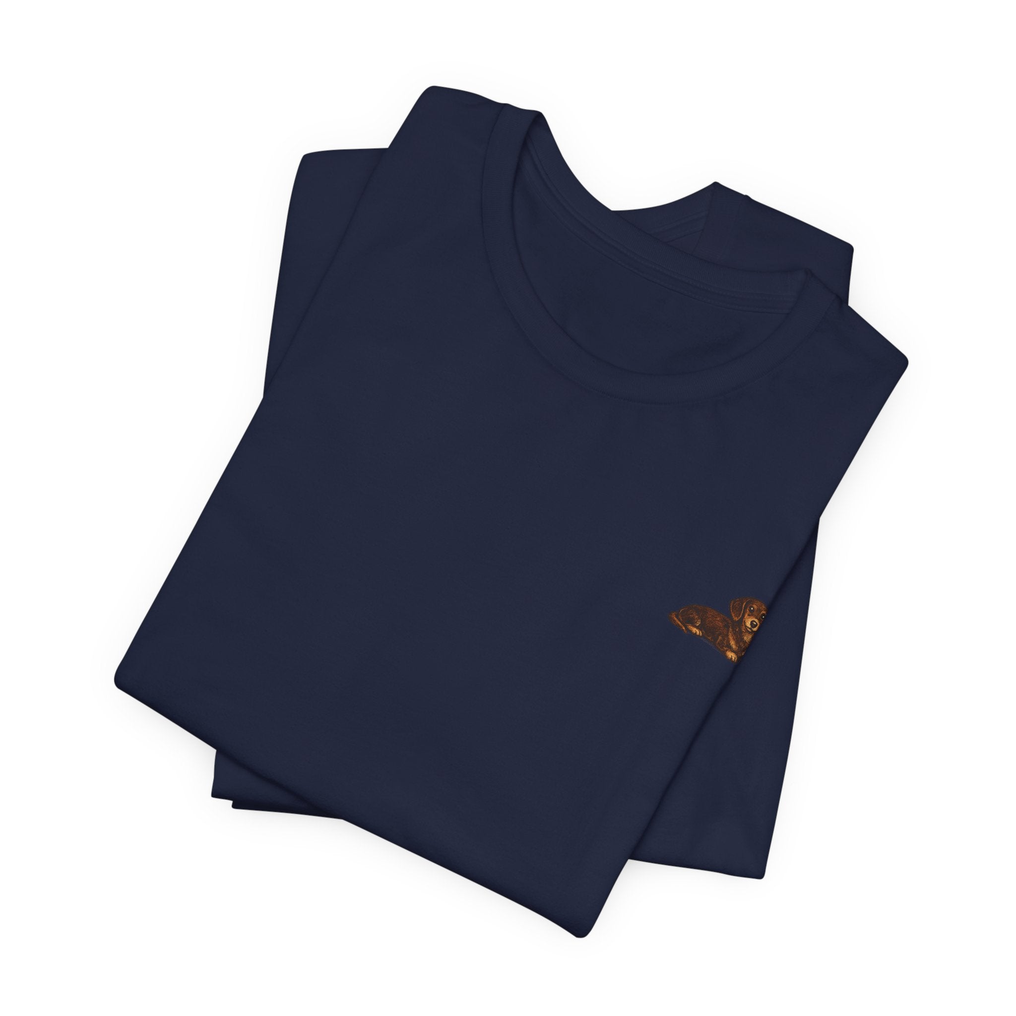 Minimalist Dachshund Graphic T-Shirt Style #4