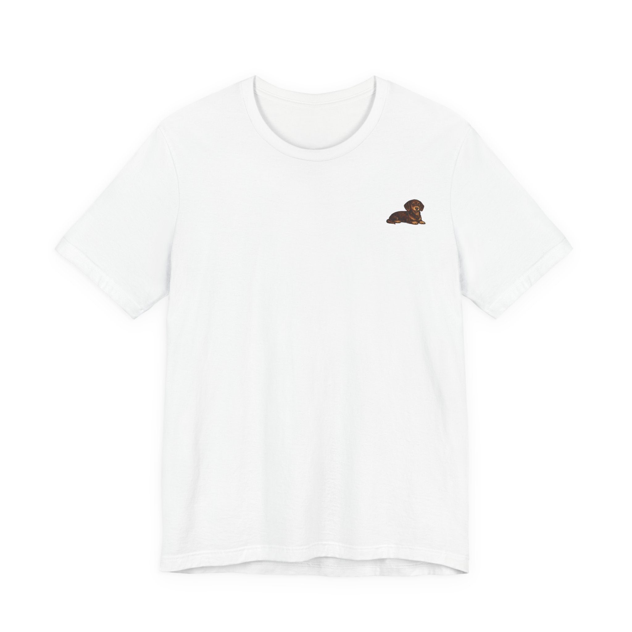 Minimalist Dachshund Graphic T-Shirt Style #4