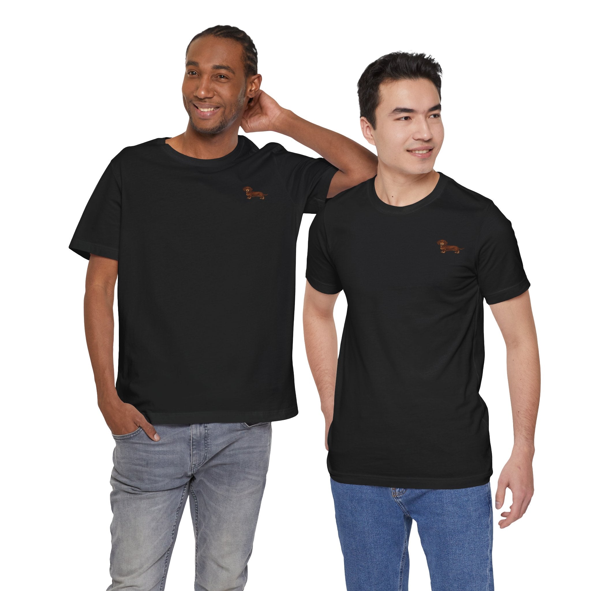 Minimalist Dachshund Graphic T-Shirt