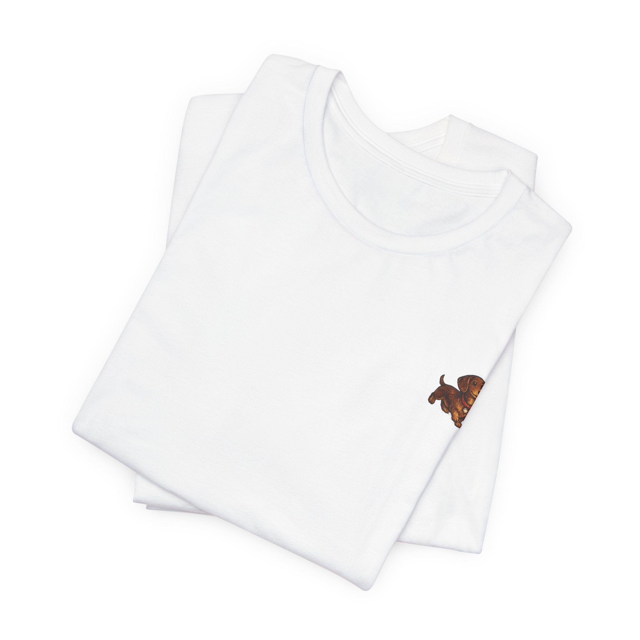 Minimalist Dachshund Graphic T-Shirt Style #6