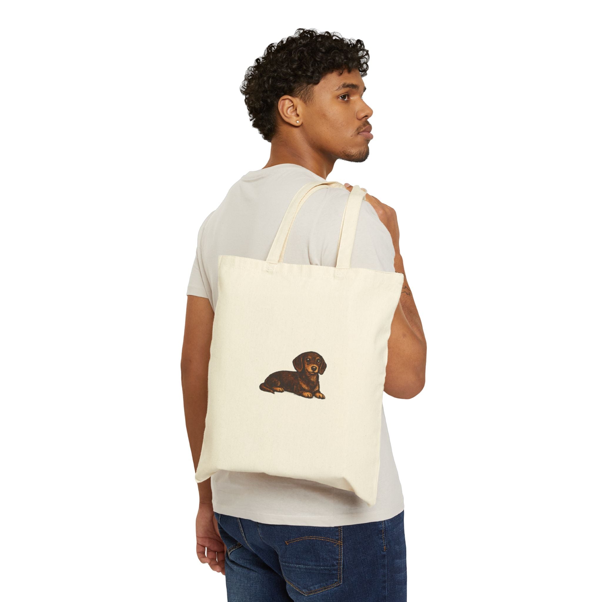Cotton Canvas Tote Bag Style #4