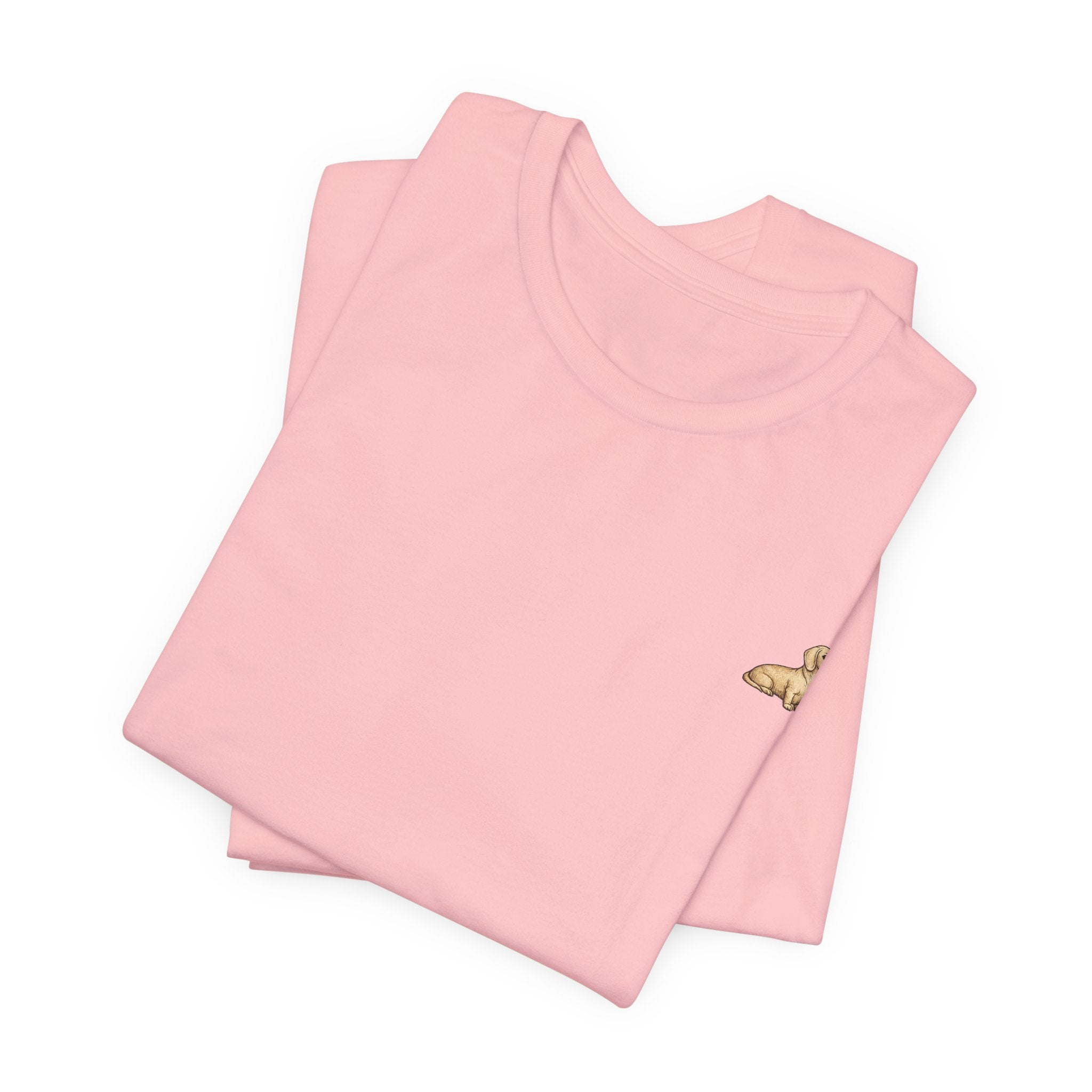 Minimalist Dachshund Graphic T-Shirt Style #3