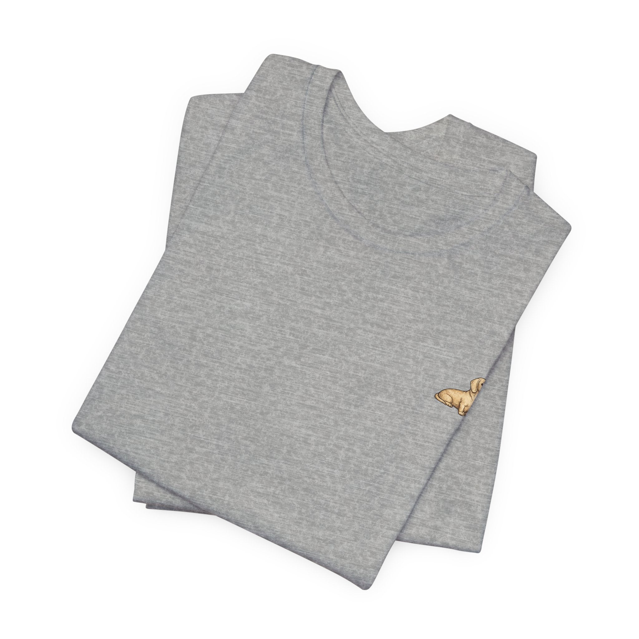 Minimalist Dachshund Graphic T-Shirt Style #3