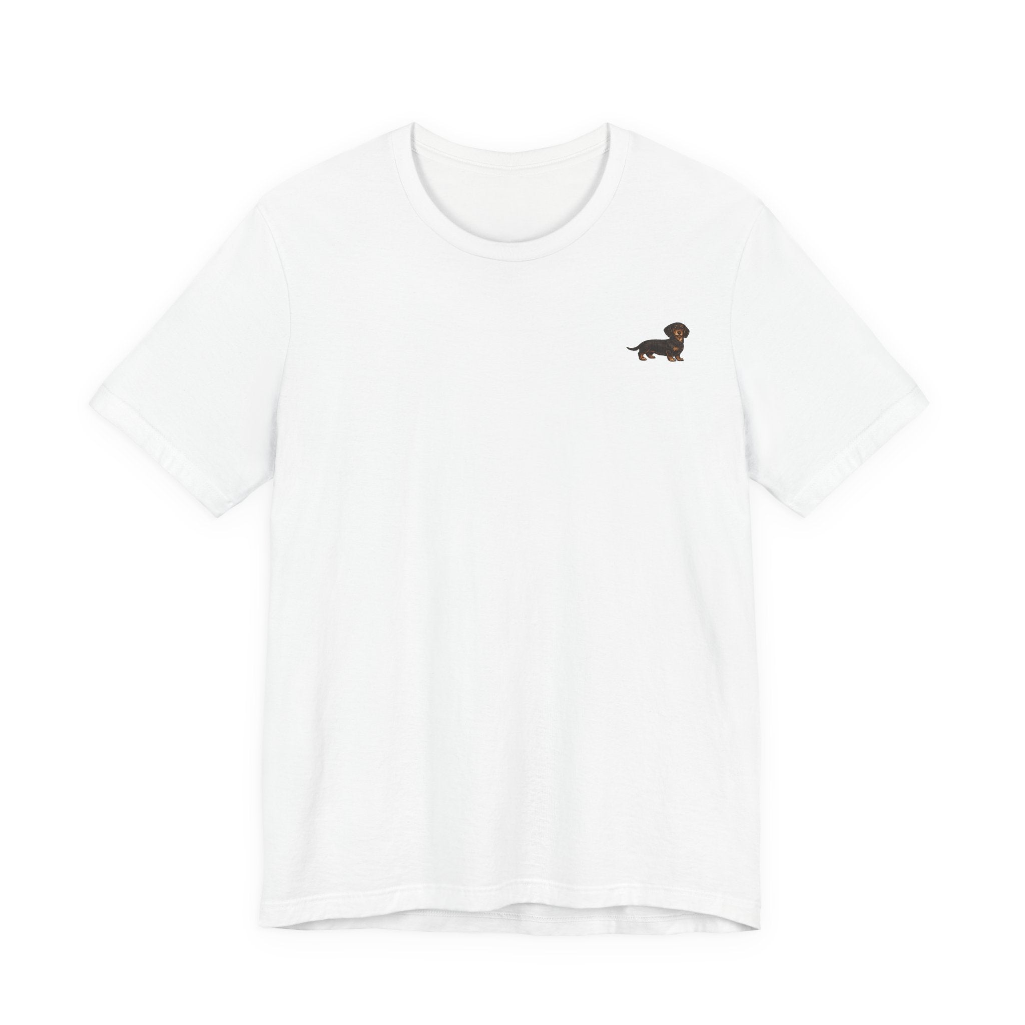 Minimalist Dachshund Graphic T-Shirt Style #2