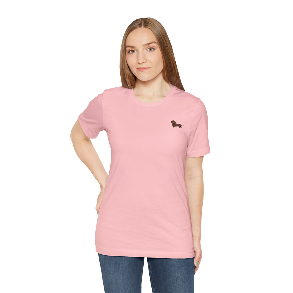 Minimalist Dachshund Graphic T-Shirt