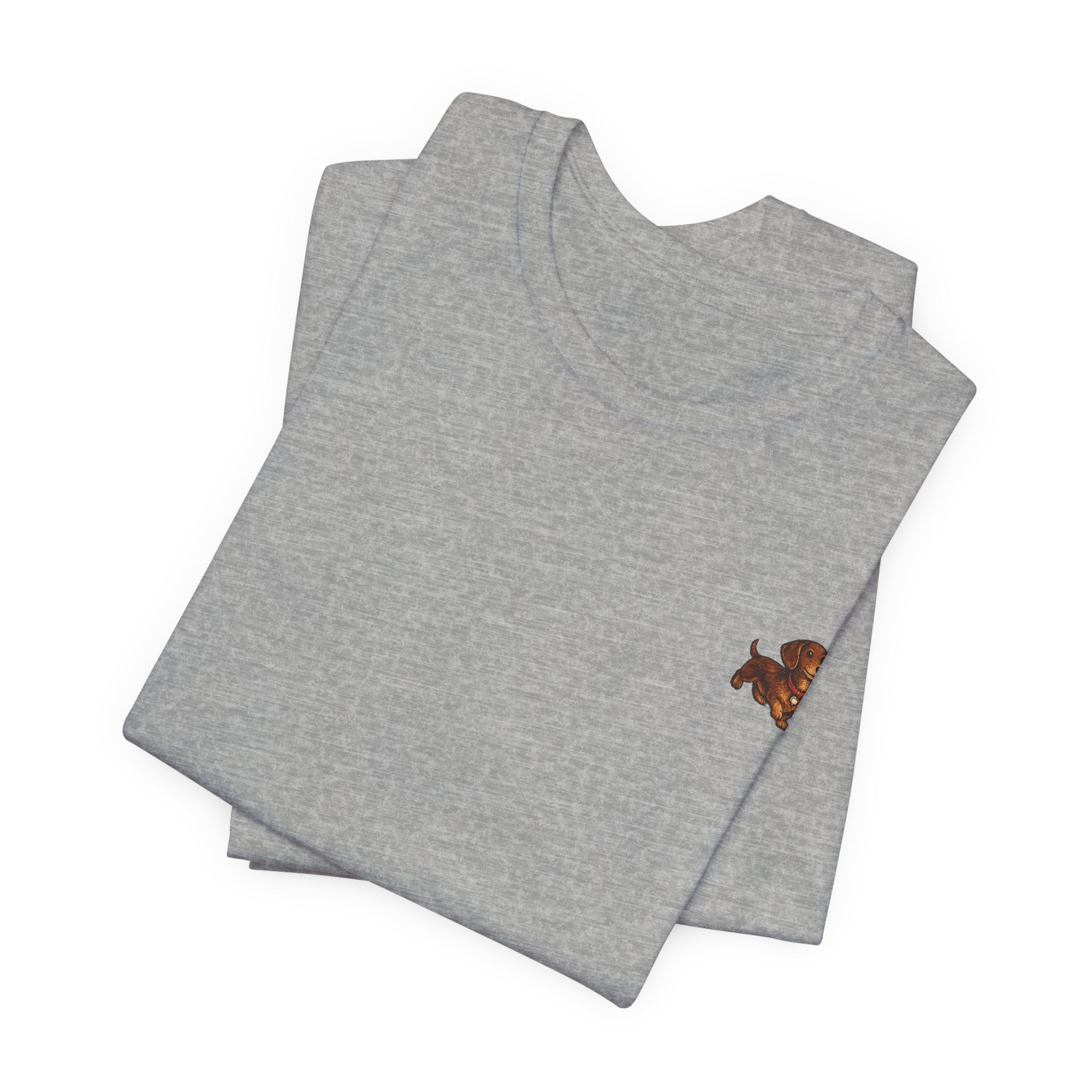 Minimalist Dachshund Graphic T-Shirt Style #6