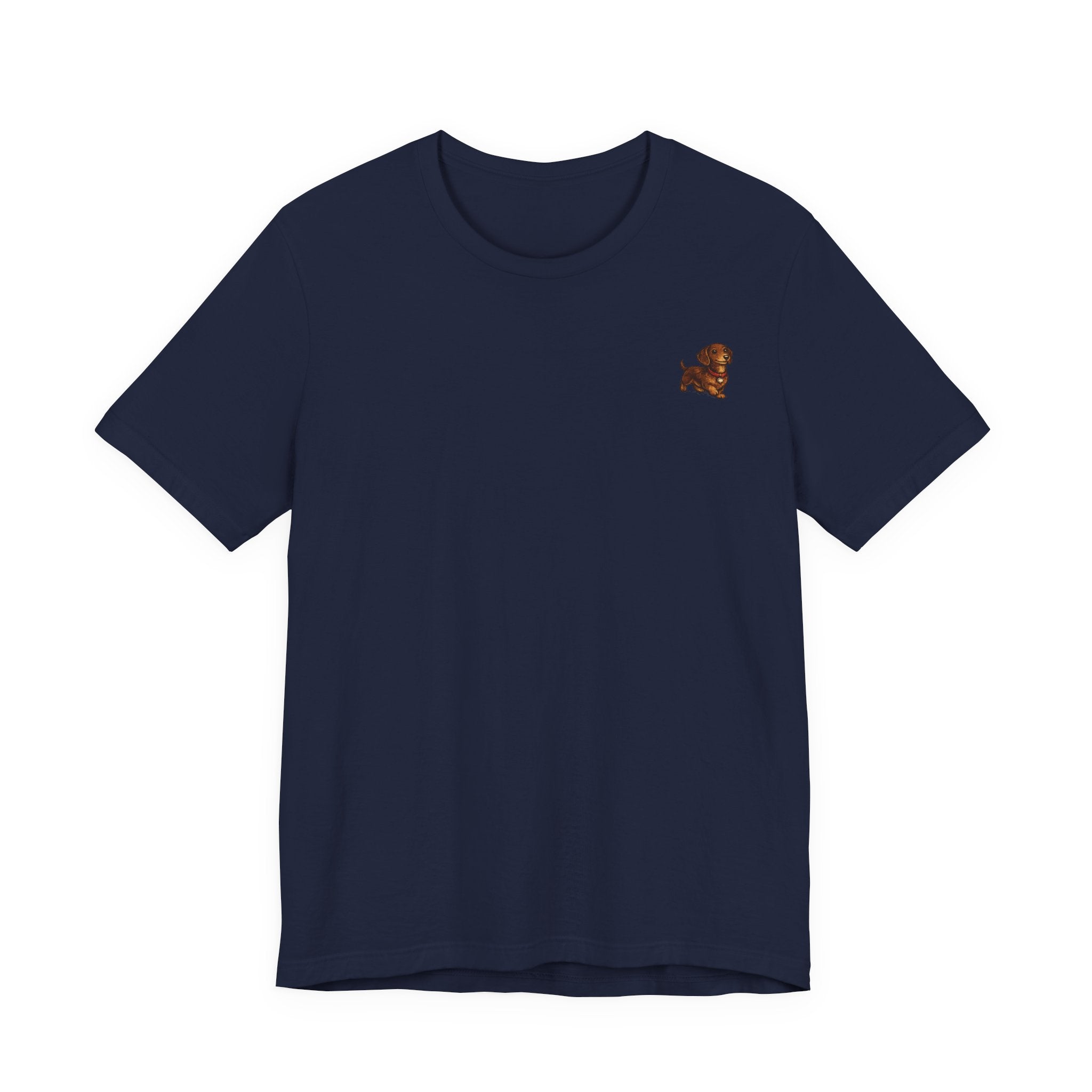 Minimalist Dachshund Graphic T-Shirt Style #6