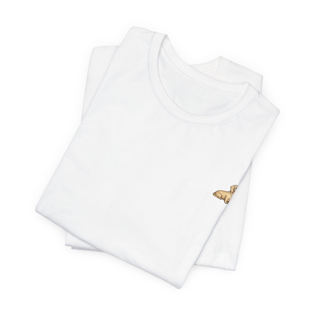 Minimalist Dachshund Graphic T-Shirt Style #3