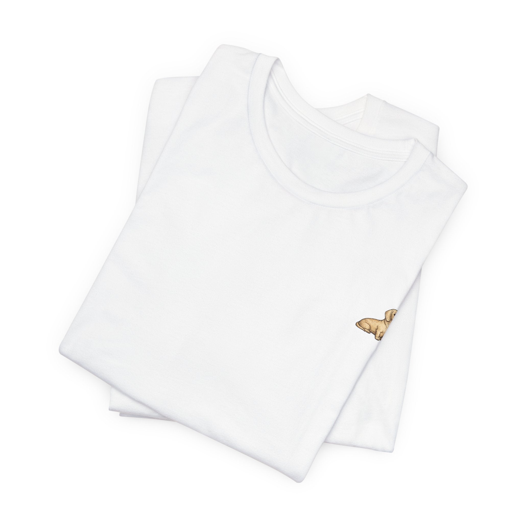 Minimalist Dachshund Graphic T-Shirt Style #3