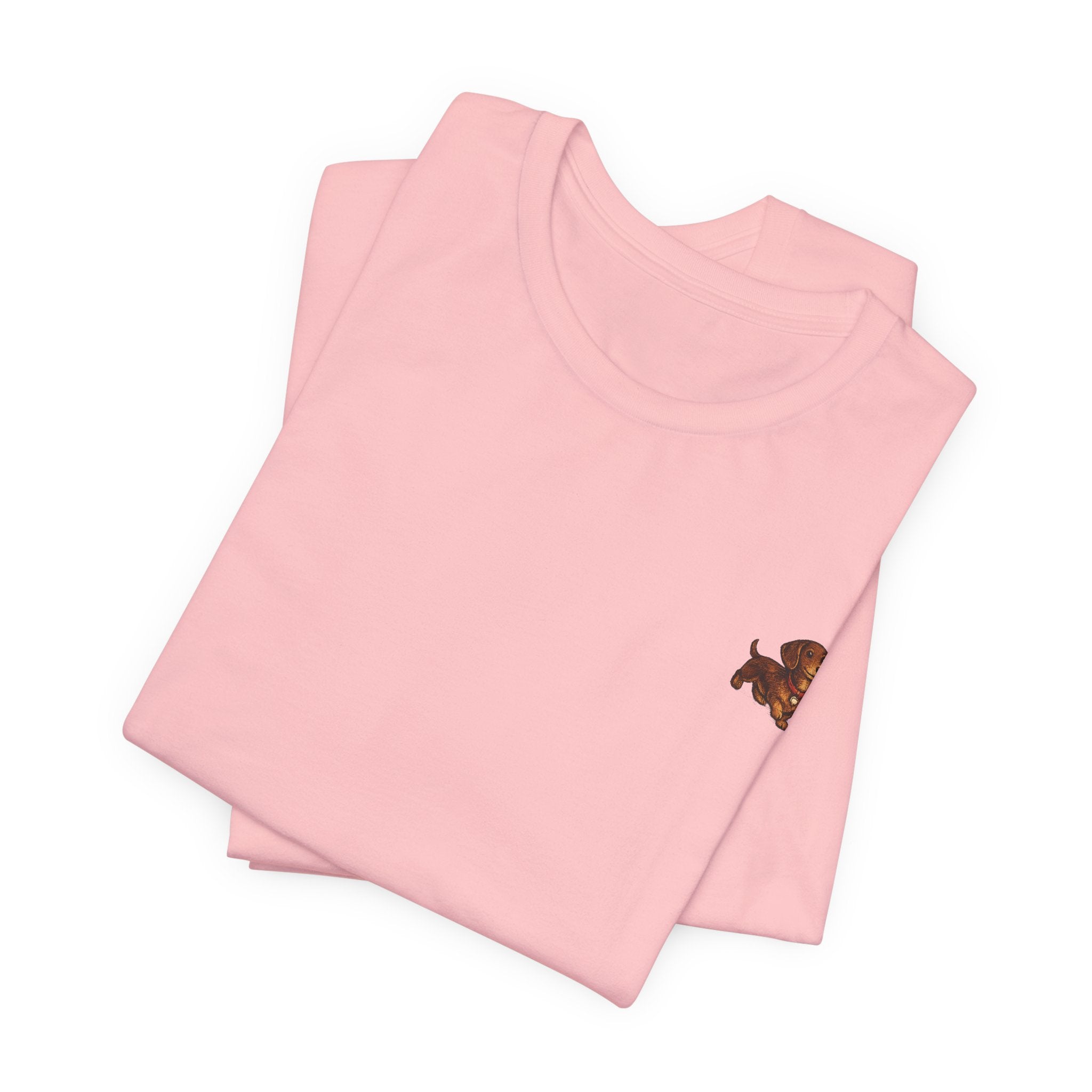 Minimalist Dachshund Graphic T-Shirt Style #6