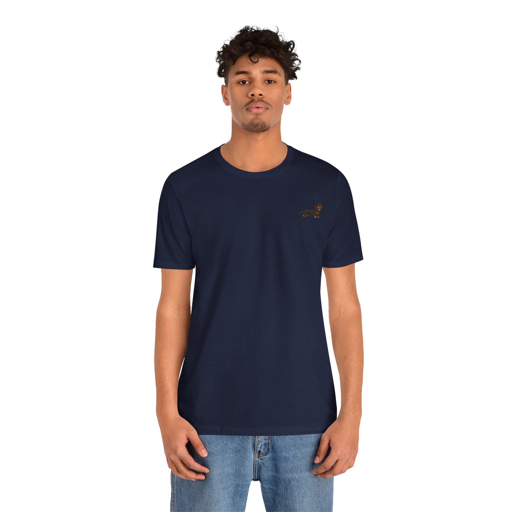 Minimalist Dachshund Graphic T-Shirt Style #2