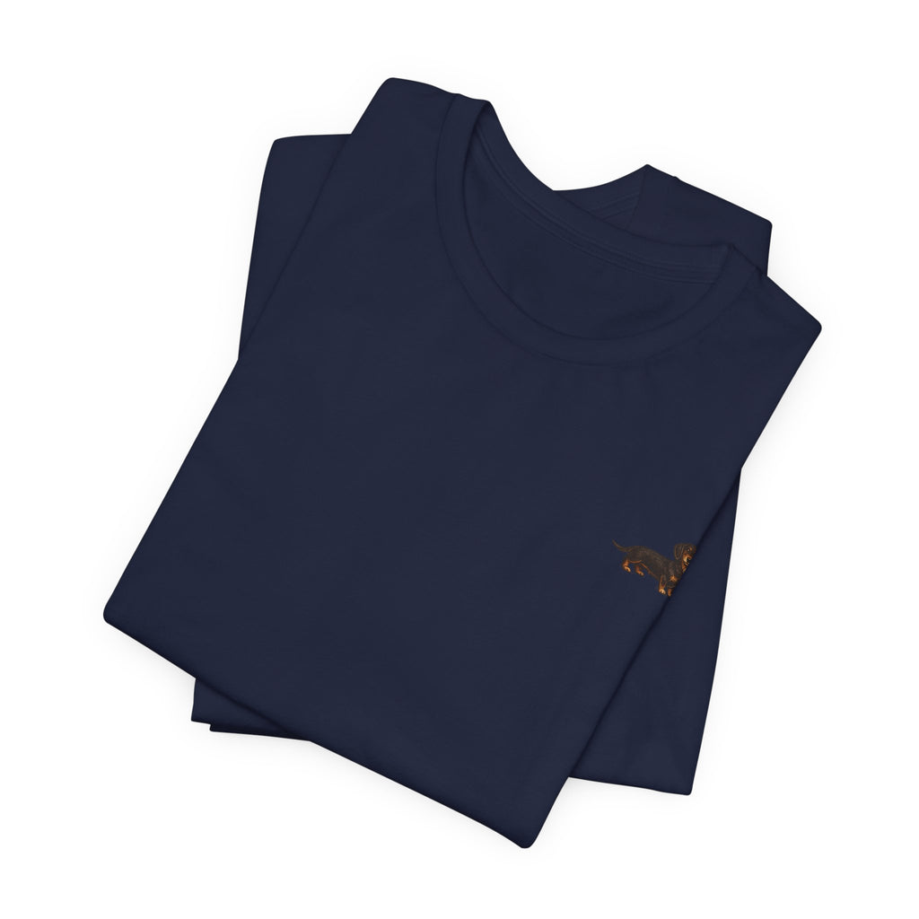 Minimalist Dachshund Graphic T-Shirt Style #2