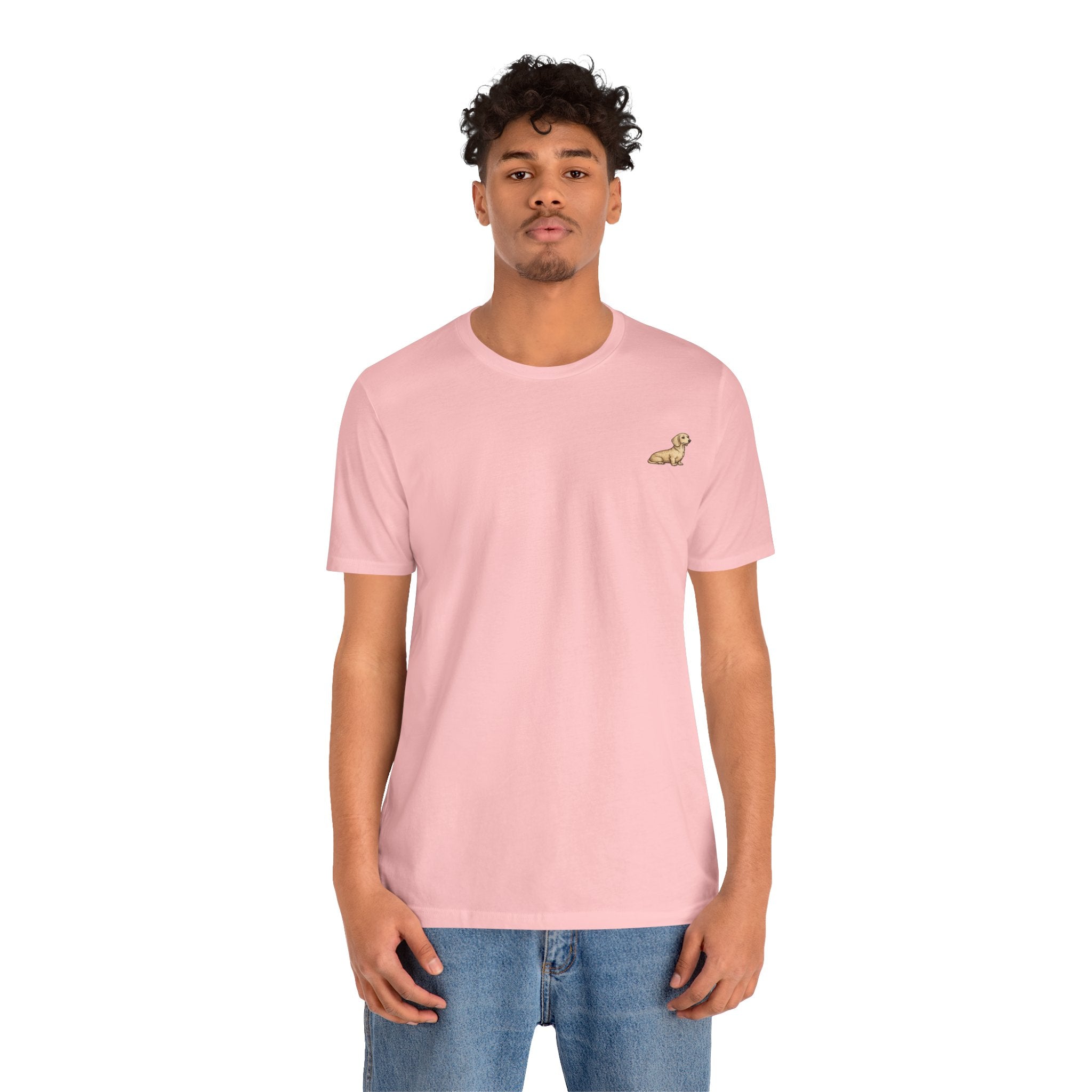 Minimalist Dachshund Graphic T-Shirt Style #3