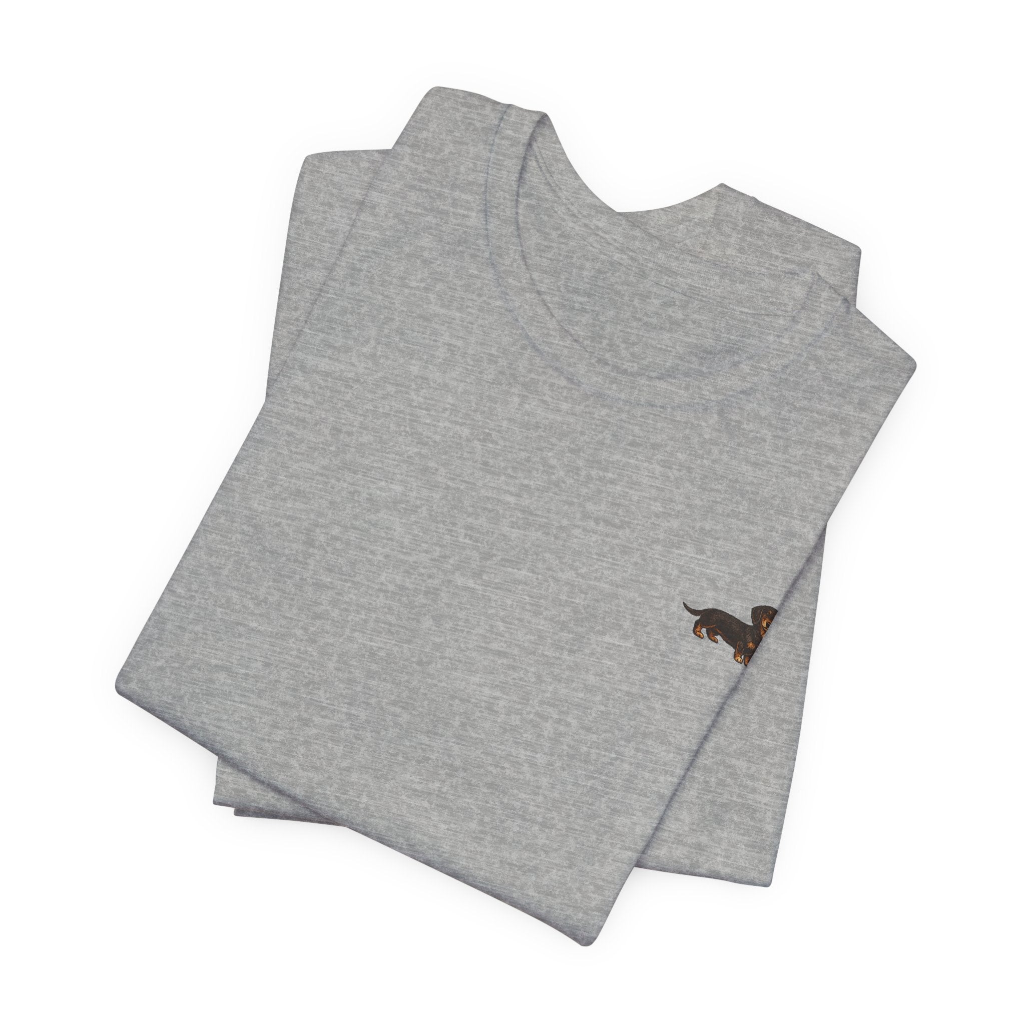 Minimalist Dachshund Graphic T-Shirt Style #2