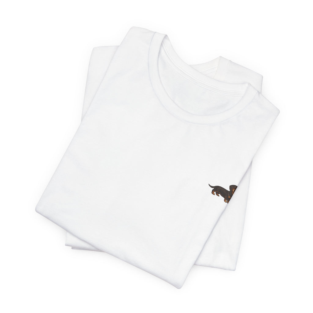 Minimalist Dachshund Graphic T-Shirt Style #2