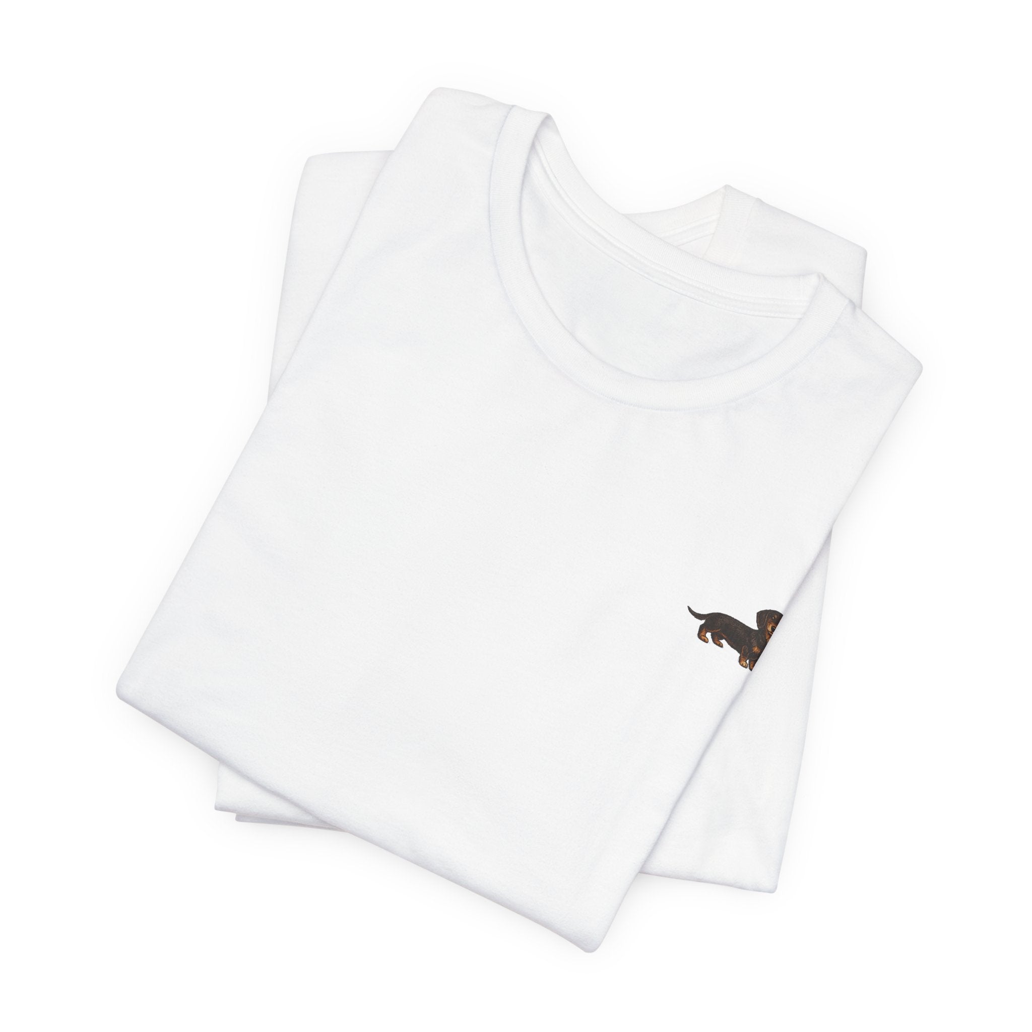 Minimalist Dachshund Graphic T-Shirt Style #2