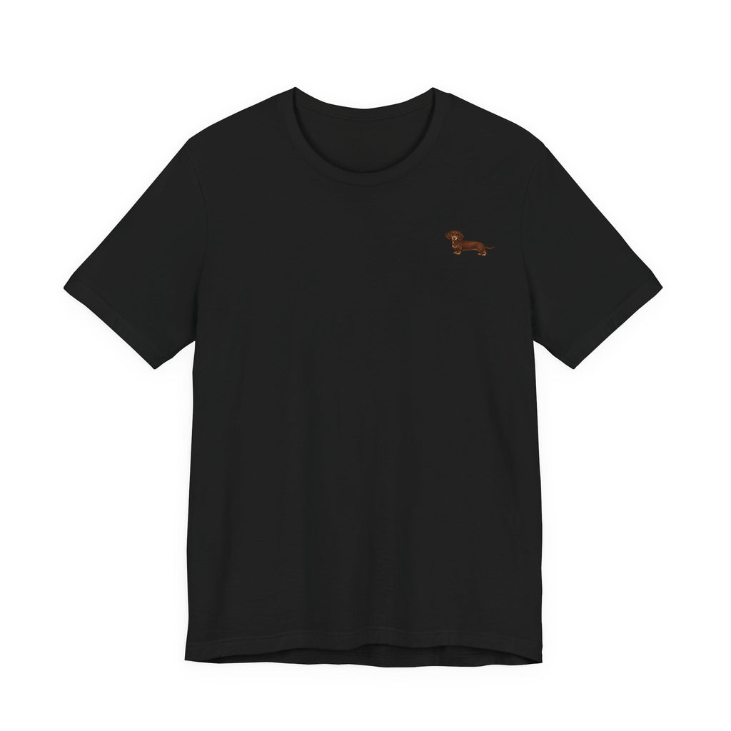 Minimalist Dachshund Graphic T-Shirt