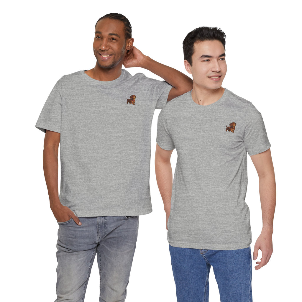 Minimalist Dachshund Graphic T-Shirt Style #6
