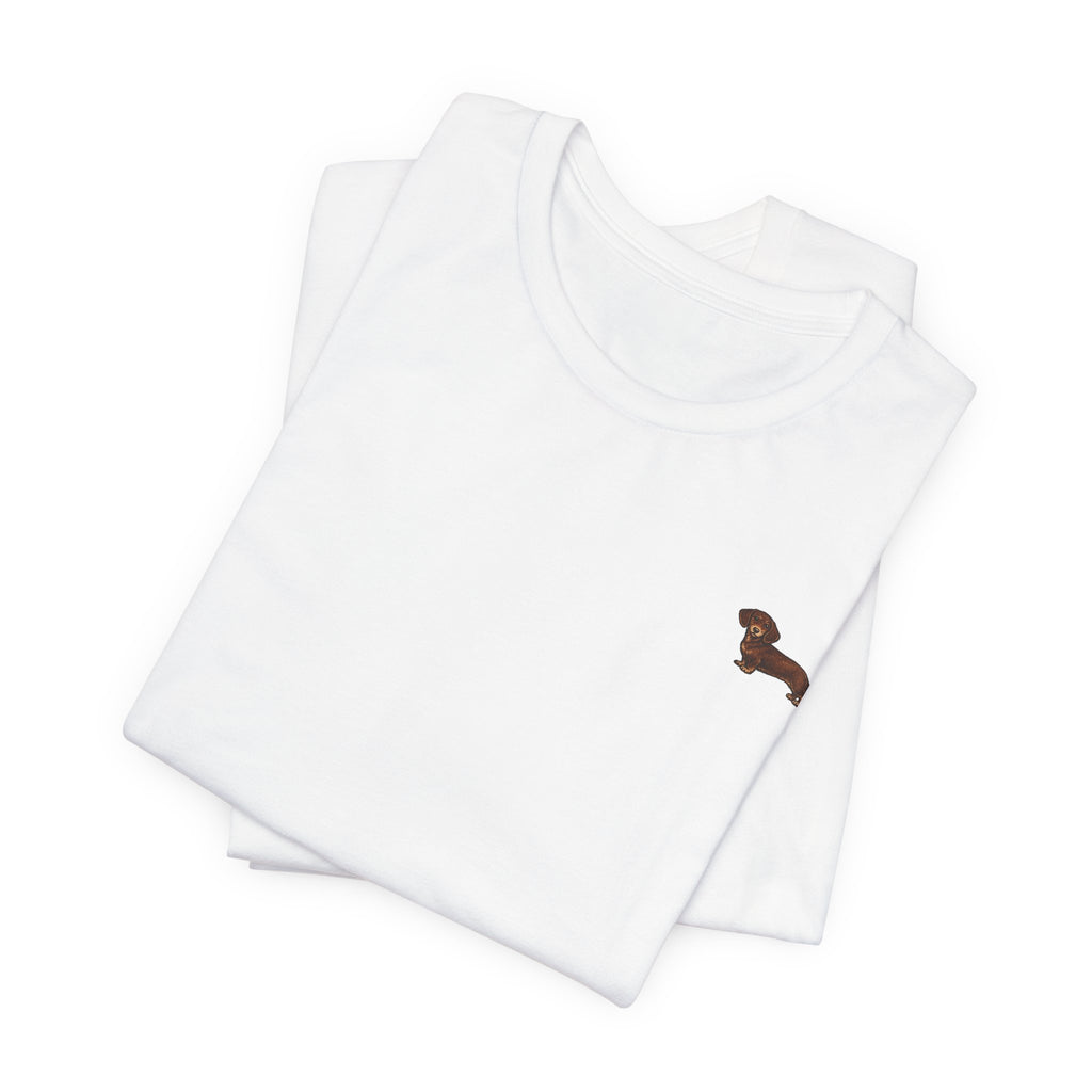 Minimalist Dachshund Graphic T-Shirt