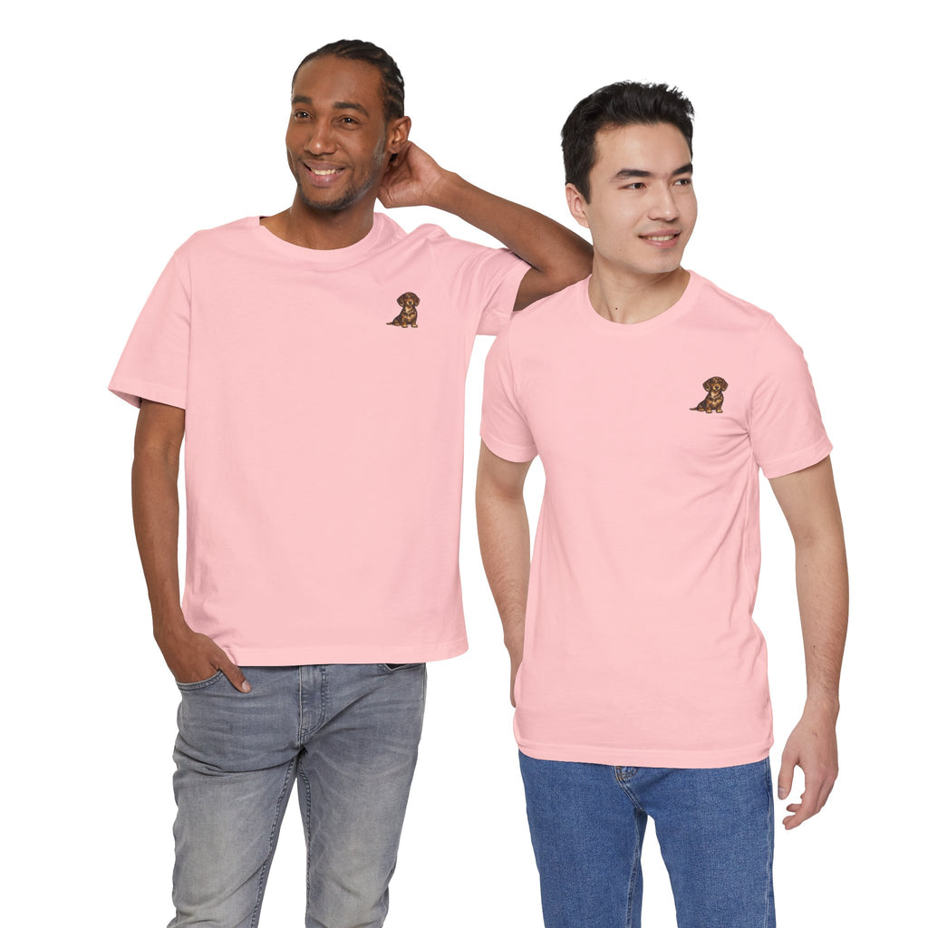 Minimalist Dachshund Graphic T-Shirt Style #5