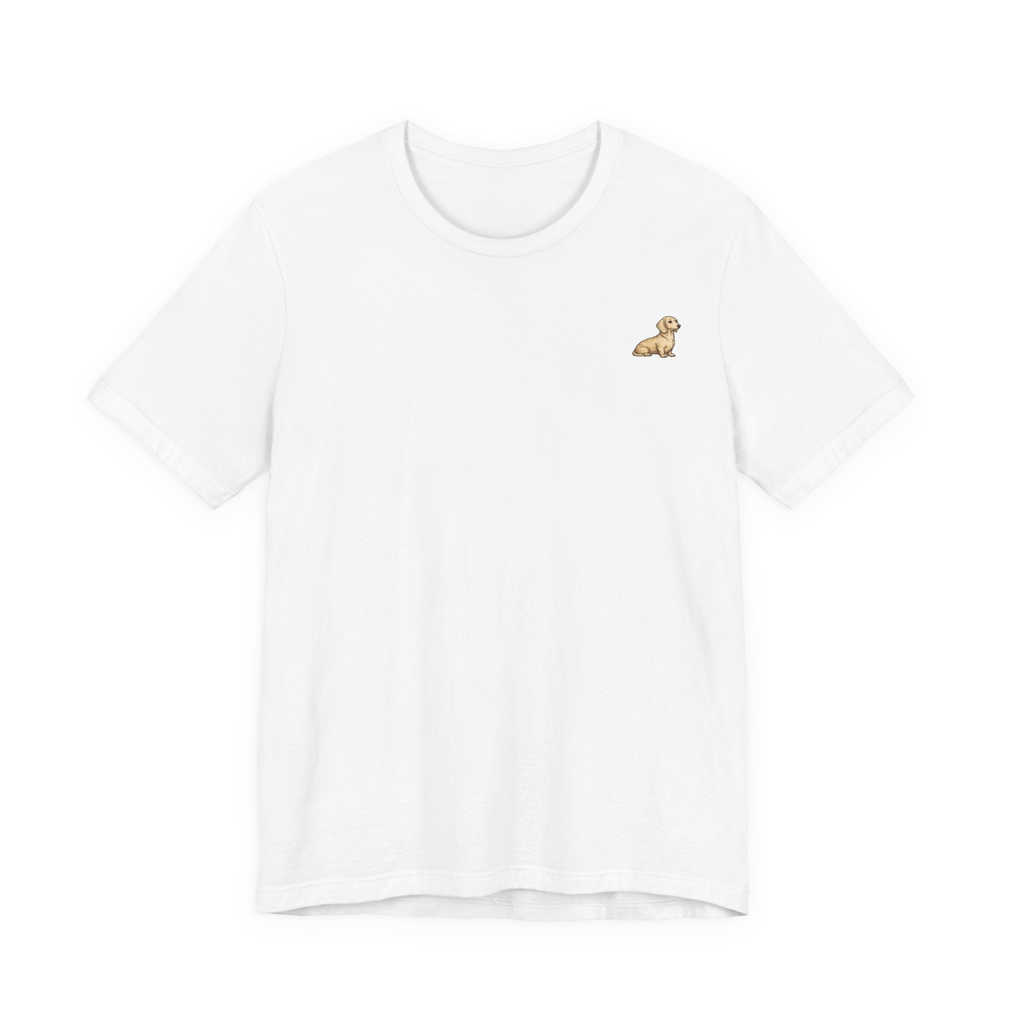 Minimalist Dachshund Graphic T-Shirt Style #3