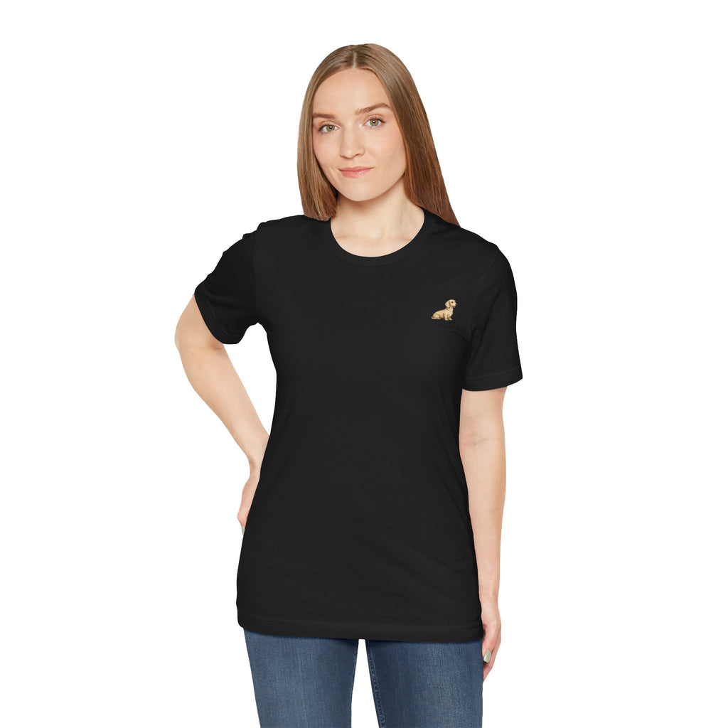 Minimalist Dachshund Graphic T-Shirt Style #3