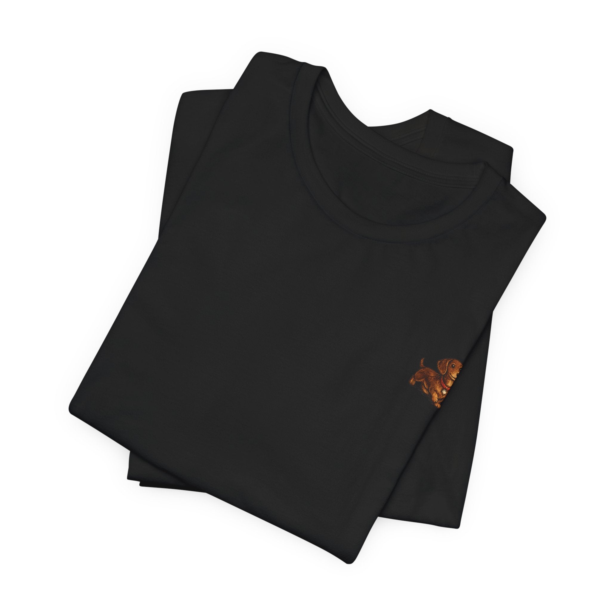 Minimalist Dachshund Graphic T-Shirt Style #6