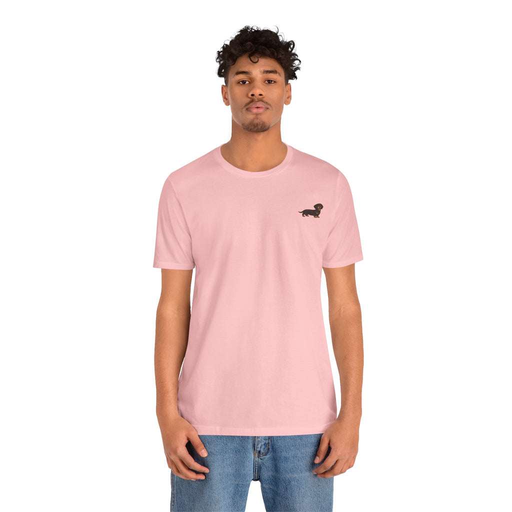 Minimalist Dachshund Graphic T-Shirt Style #2
