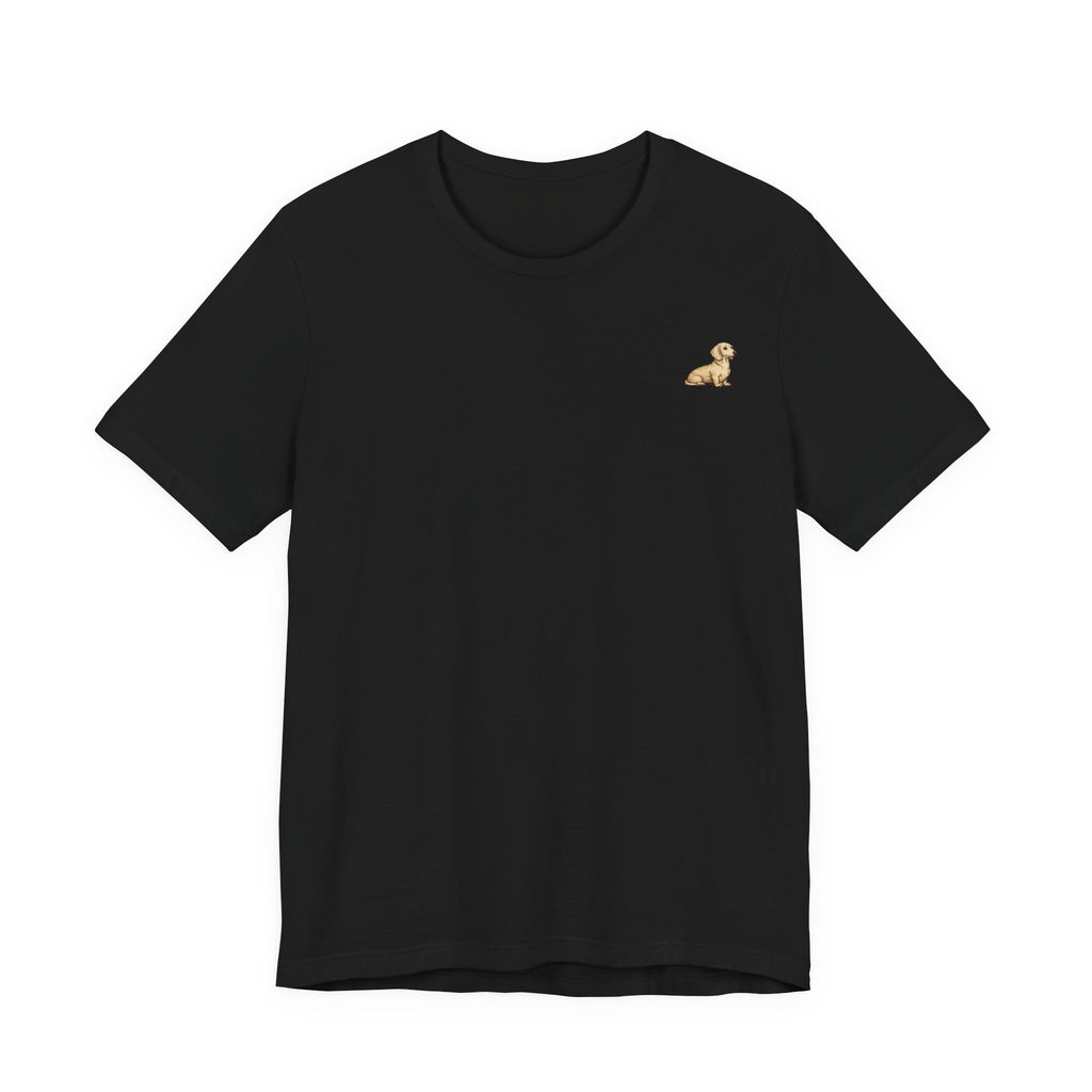 Minimalist Dachshund Graphic T-Shirt Style #3