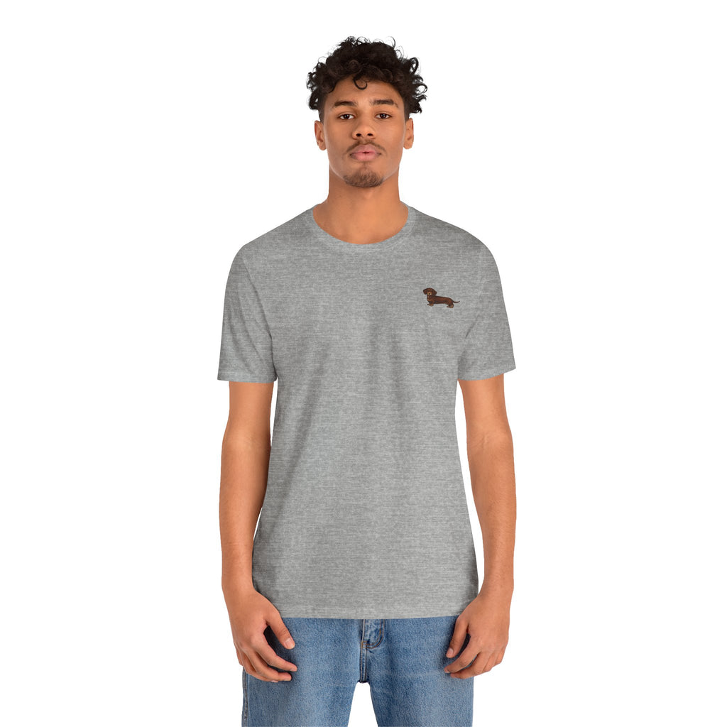 Minimalist Dachshund Graphic T-Shirt