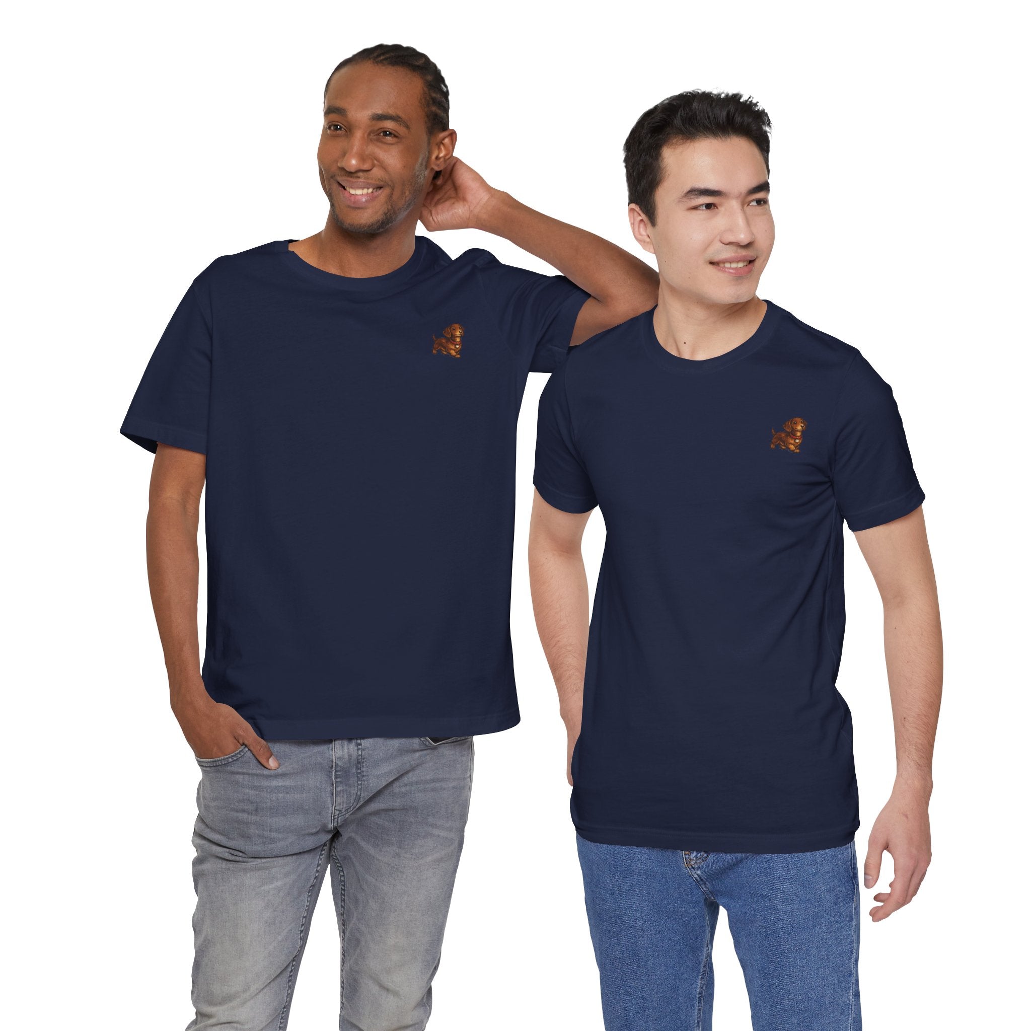 Minimalist Dachshund Graphic T-Shirt Style #6