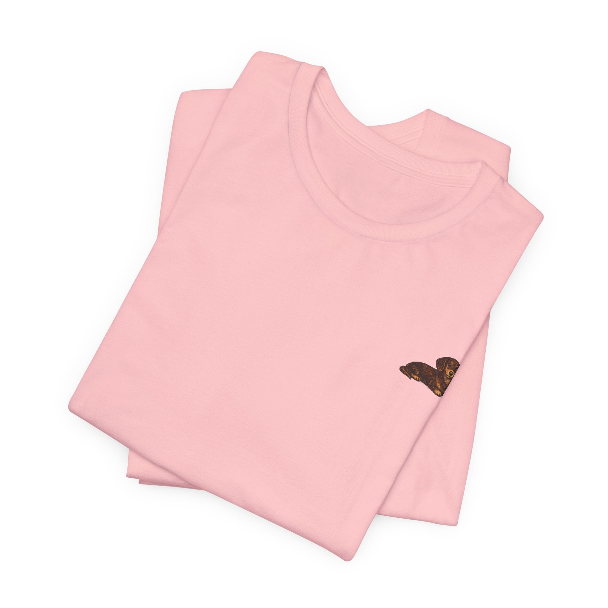 Minimalist Dachshund Graphic T-Shirt Style #4