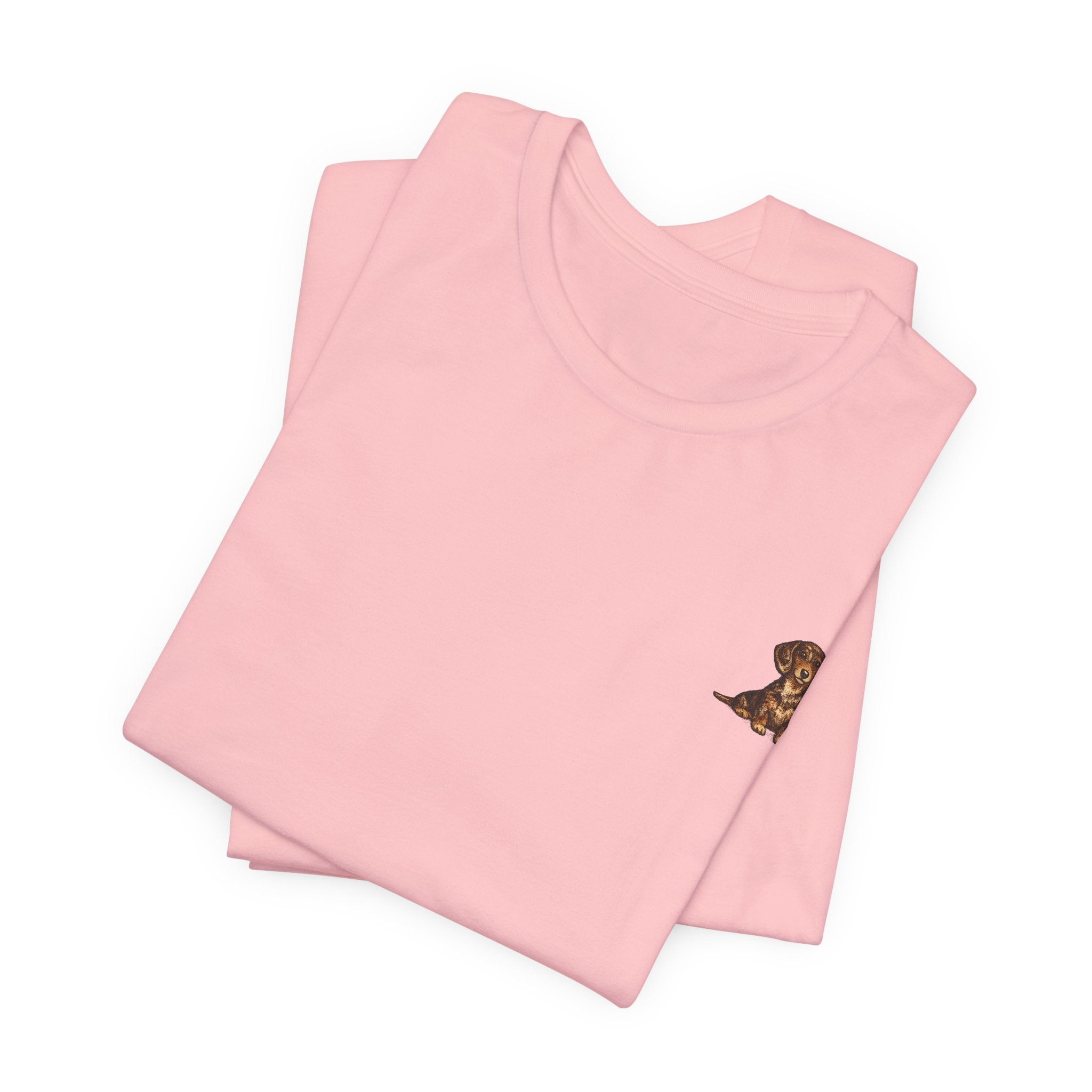 Minimalist Dachshund Graphic T-Shirt Style #5