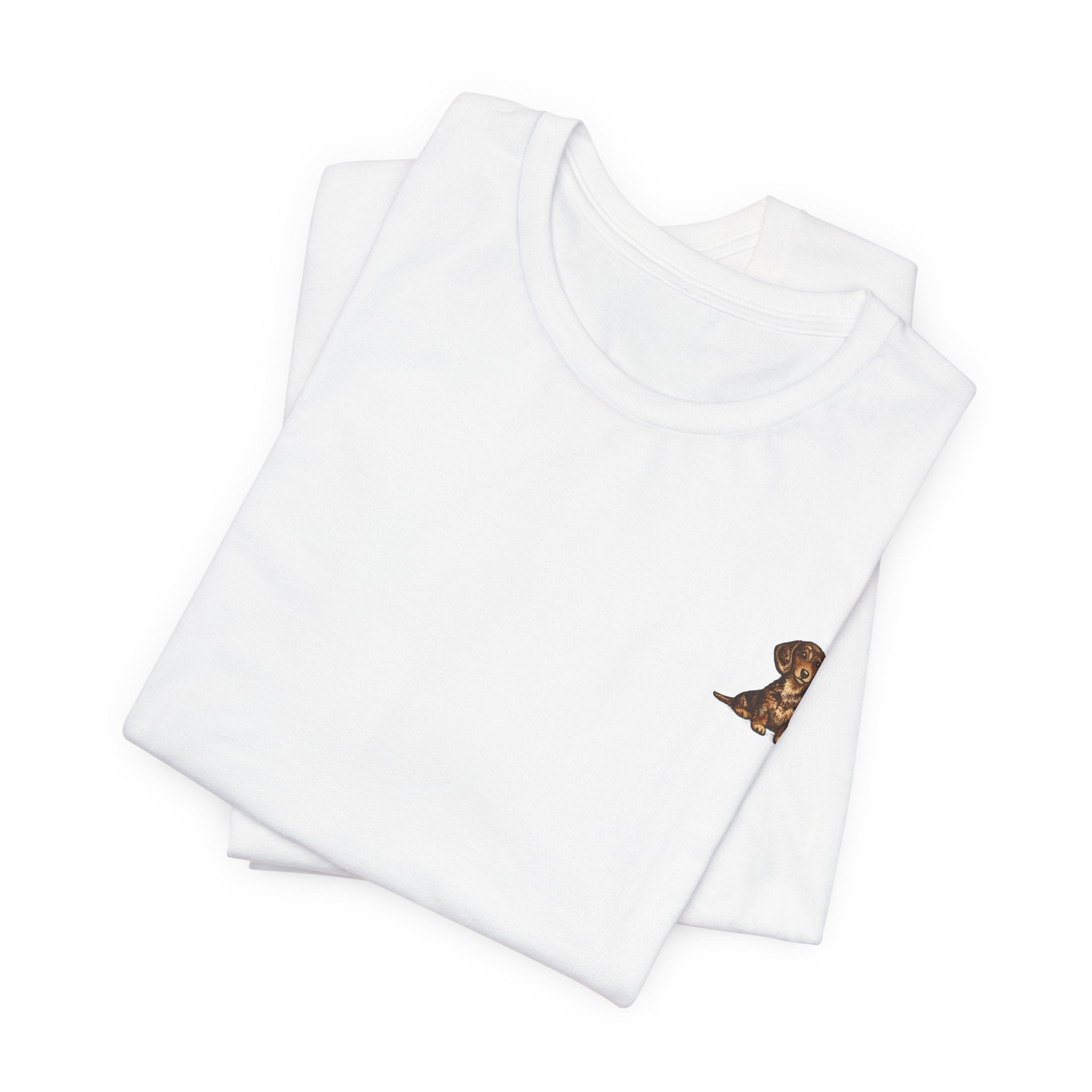 Minimalist Dachshund Graphic T-Shirt Style #5