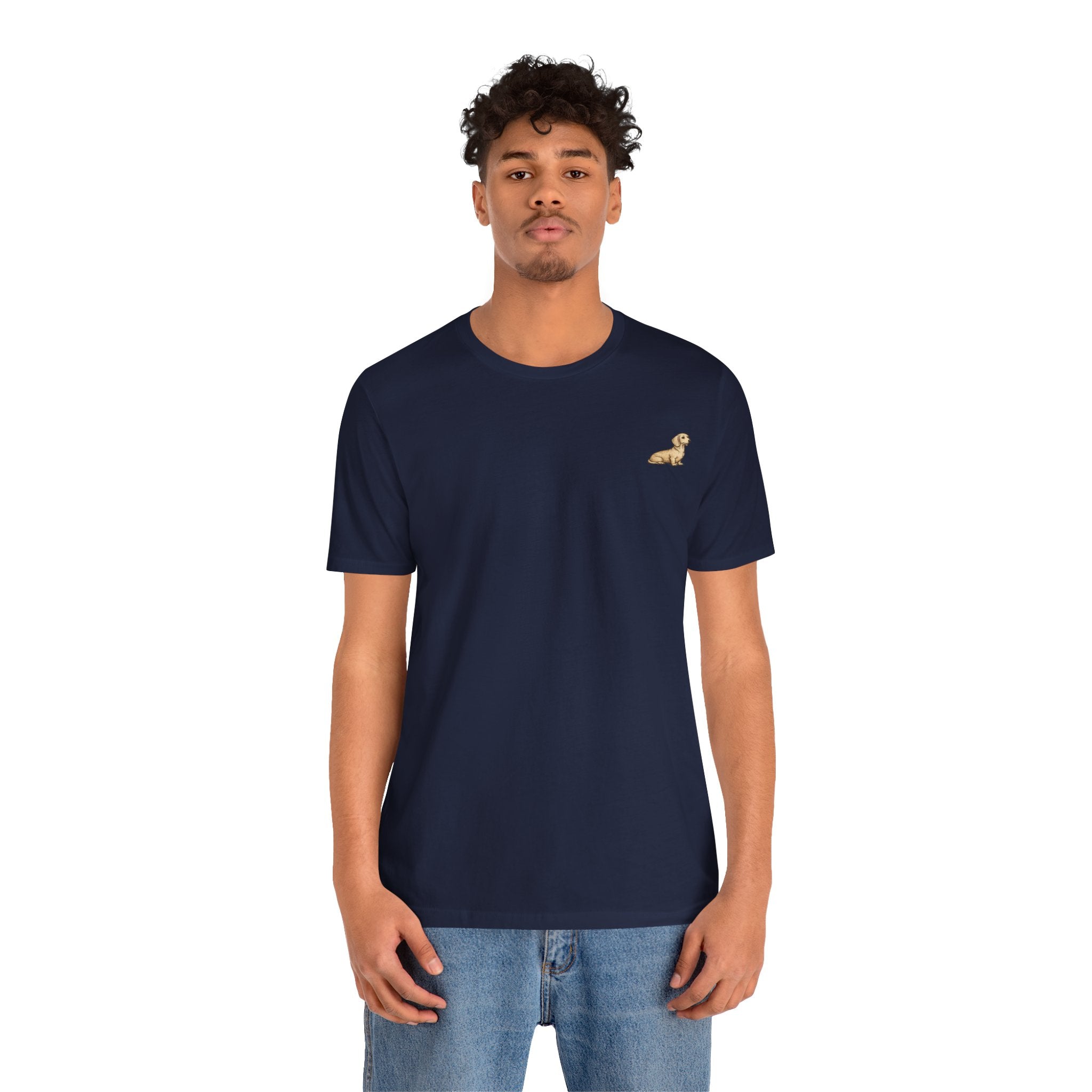 Minimalist Dachshund Graphic T-Shirt Style #3